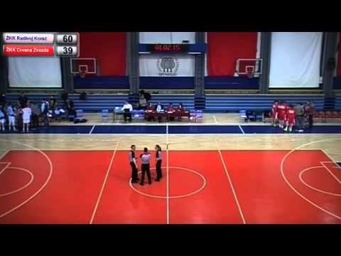 01.02.2015. ŽKK Radivoj Korać - ŽKK Crvena Zvezda 2.poluvreme