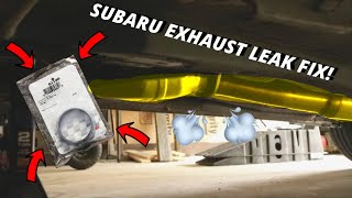 HOW TO FIX SUBARU EXHAUST LEAK FOR 20 DOLLARS!