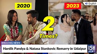 Hardik Pandya & Natasa Stankovic Remarry in Udaipur