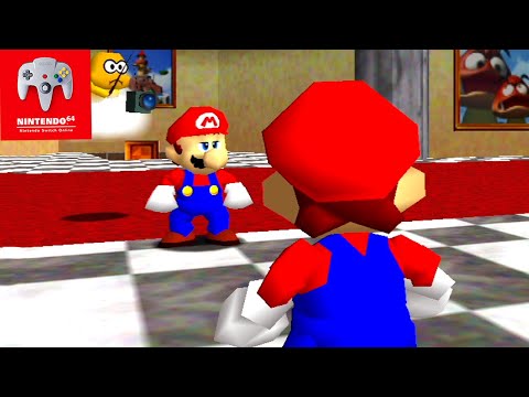 Super Mario 64 Switch Online N64 - 100% Walkthrough Part 6 No Commentary Gameplay Peach's 1st Floor