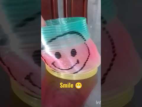 Smile 😊 | Rainbow circle spring toy #viral #shorts