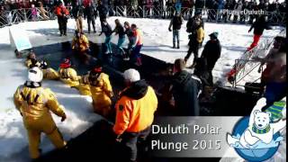 preview picture of video 'Duluth Polar Bear Plunge 2015'