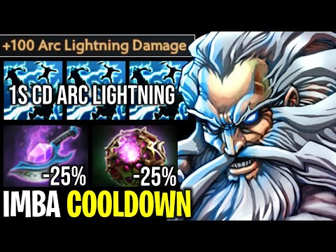 CRAZY -50% CD REDUCTION 1s ARC LIGHTNING ZEUS SPAM SKILLS WITH OCTARINE CORE + ARCANE BLINK | DOTA 2