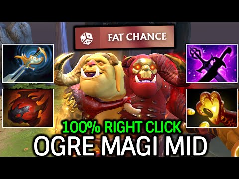 Ogre Magi Muscle Build – Solo Mid 100% Right Click Dota 2