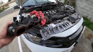 Replacing My Fuel Injectors | (p0172) | 10th Gen Civic Si