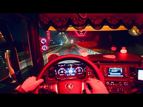 Scania S V8 Loud Open Pipe POV