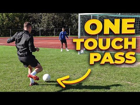 How to Pass the Ball Properly with 1 Touch as a Soccer Player