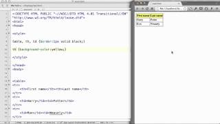 CSS - 18. Table color, padding and text alignment
