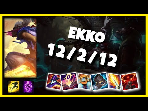 Ekko Mid 11.4 Challenger Gameplay S11 (12/2/12) - KOREAN