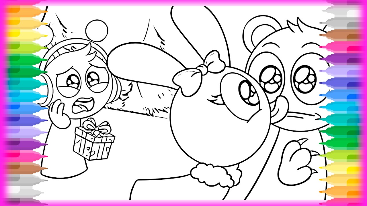 Did Pinki leave Oren? / Incredibox Sprunki Coloring Pages