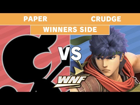 WNF 3.3  Paper (Mr Game and Watch) vs Crudge (Ike) - Winners Side - Smash Ultimate