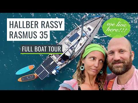 Full Sailboat Tour: Hallberg Rassy 35. Full time live-aboard boat ready to sail offshore