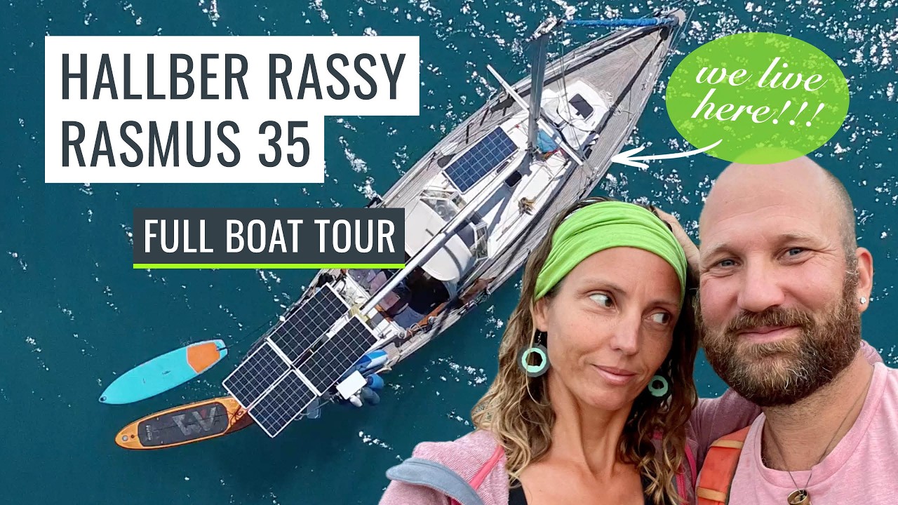 Full Sailboat Tour: Hallberg Rassy 35. Full time live-aboard boat ready to sail offshore