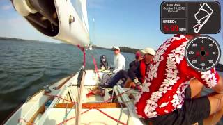 preview picture of video 'Anna Marie: J22 Sailing Race on Lake Chickamauga, Chattanooga Tennessee'