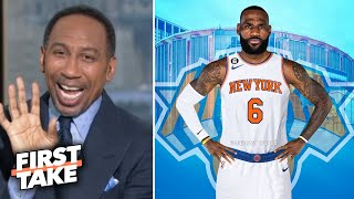 FIRST TAKE | LeBron will get another ring if he goes to the Knicks next season - Stephen A. Smith