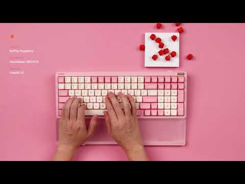 NuPhy Halo96 V2 Typing Sound Test - Mint / Raspberry / Lemon