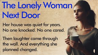 The Lonely Woman Next Door ✅ Emotional English Story for Beginners (A1–A2 Level) ✅