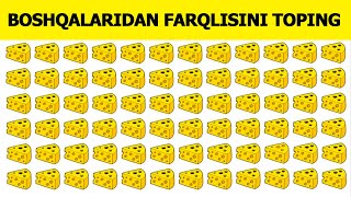 BERILGAN RASMDA FARQ QILUVCHI 20 SHAKLNI TOPAMIZ