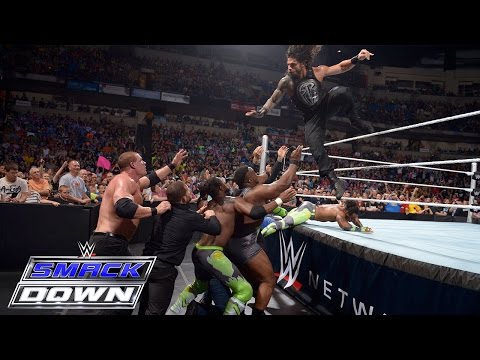 Dean Ambrose & Roman Reigns vs. Kane & Seth Rollins: SmackDown, May 28, 2015