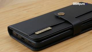 DG Ming iPhone 12 Pro Max Hoesje 2-in-1 Book Case en Back Cover Bruin Hoesjes