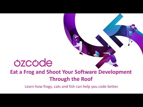, title : 'Eat a Frog and Shoot Your Software Development Through the Roof'