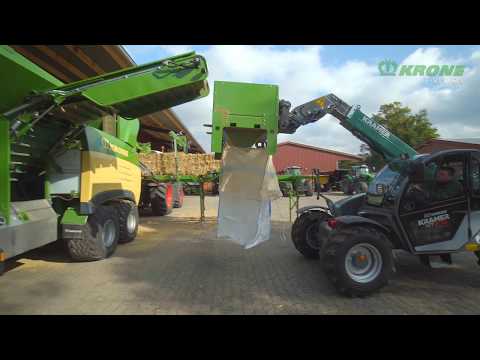 Pelletpresse KRONE Premos 5000 im stationären Einsatz