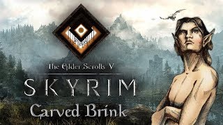 Сэр Босмер в плане гоблинов и парящих камней | мод Carved Brink LE 1.1 | TES V Skyrim