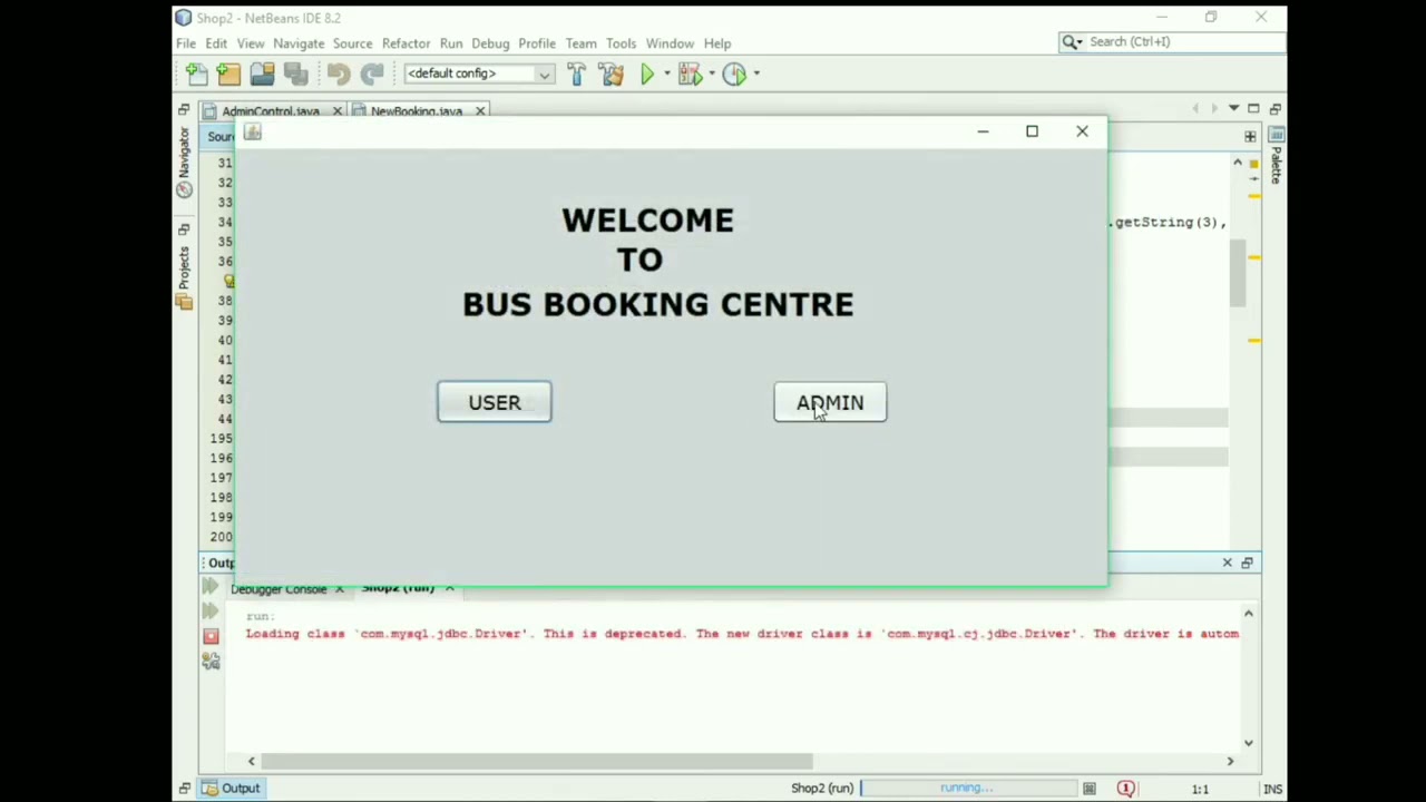 A JAVA PROJECT - BUS RESERVATION SYSTEM FOR BEGINNERS | JAVA SWING PROJECT FOR BEGINNERS