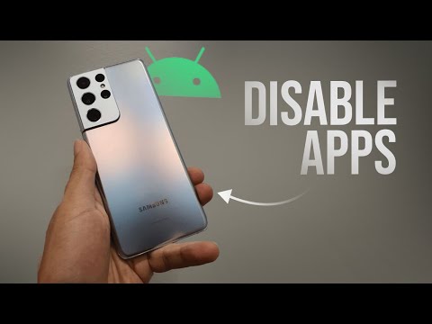 How to Disable Apps on Android (tutorial)