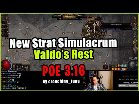 ⚡ POE 3.16 ⚡ crouching_tuna - New Strat Valdo's Rest Farming