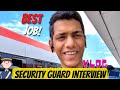 Security Guard Interview Vlog - Best Job for International Students!