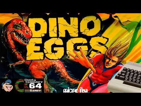 DINO EGGS – Commodore 64 (1984) | Prehistoric C64 Platform Puzzle Classic