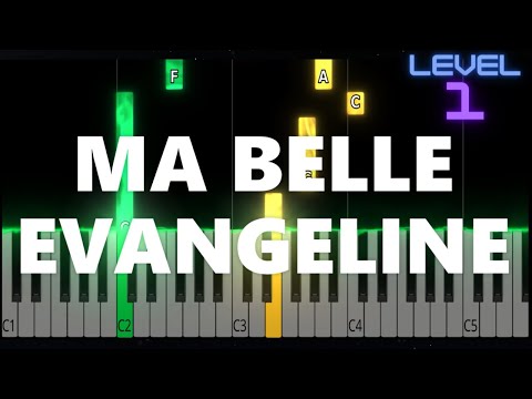 Ma Belle Evangeline - Princess and the Frog - EASY Piano Tutorial
