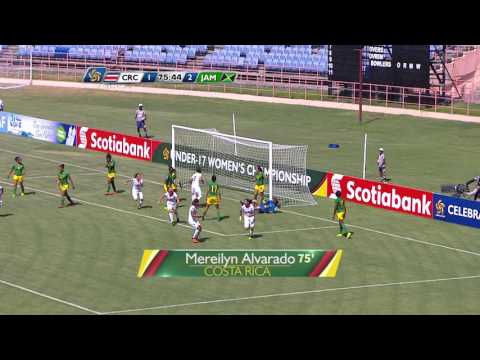 Concacaf Womens Under-17 Championship 2016: Costa Rica vs Jamaica Highlights