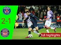 PSG vs Toulouse 2-1 goals & highlight- 2023 messi & hakimi goals