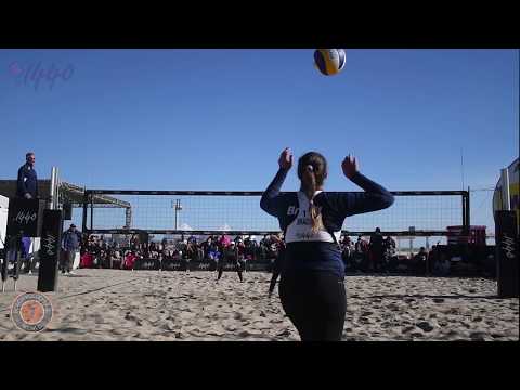 2018 p1440 Huntington Beach Womens Top Guns Finals Cavalcanti & Walsh Jennings vs Claes & Palmer