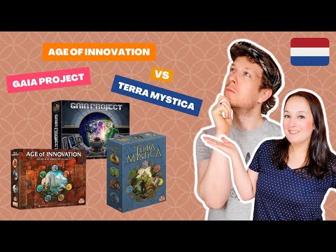 Terra Mystica vs Gaia Project vs Age of Innovation... welke is beter?