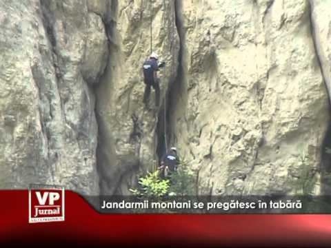 Jandarmii montani se pregătesc în tabără