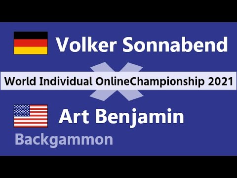 M1 Art Benjamin (mathemagics) vs. M1 Volker Sonnabend (VSonnabend) - Backgammon