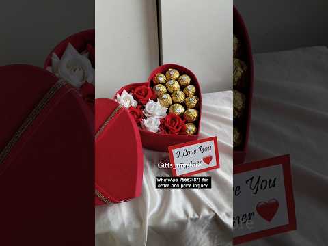 FERRERO ROCHER and ROSES Hamper for your Partner ❤️#couple#ferrero #rose#hampers#love#trending#gift