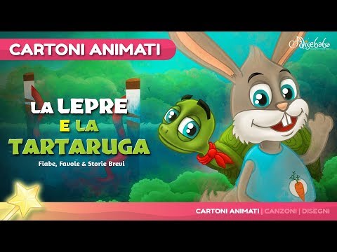 La Lepre e la Tartaruga storie per bambini | Cartoni animati