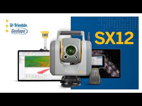 Station totale trimble  pour tout  projet topographique  - sx12_3