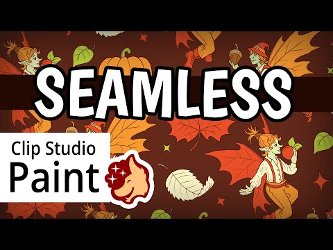 Make Seamless Tiling Patterns in Clip Studio Paint