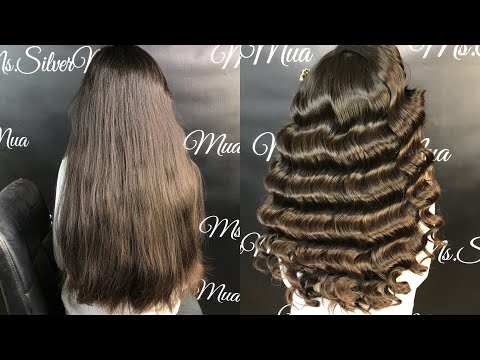 How to do old Hollywood waves - Beginners - Step by...