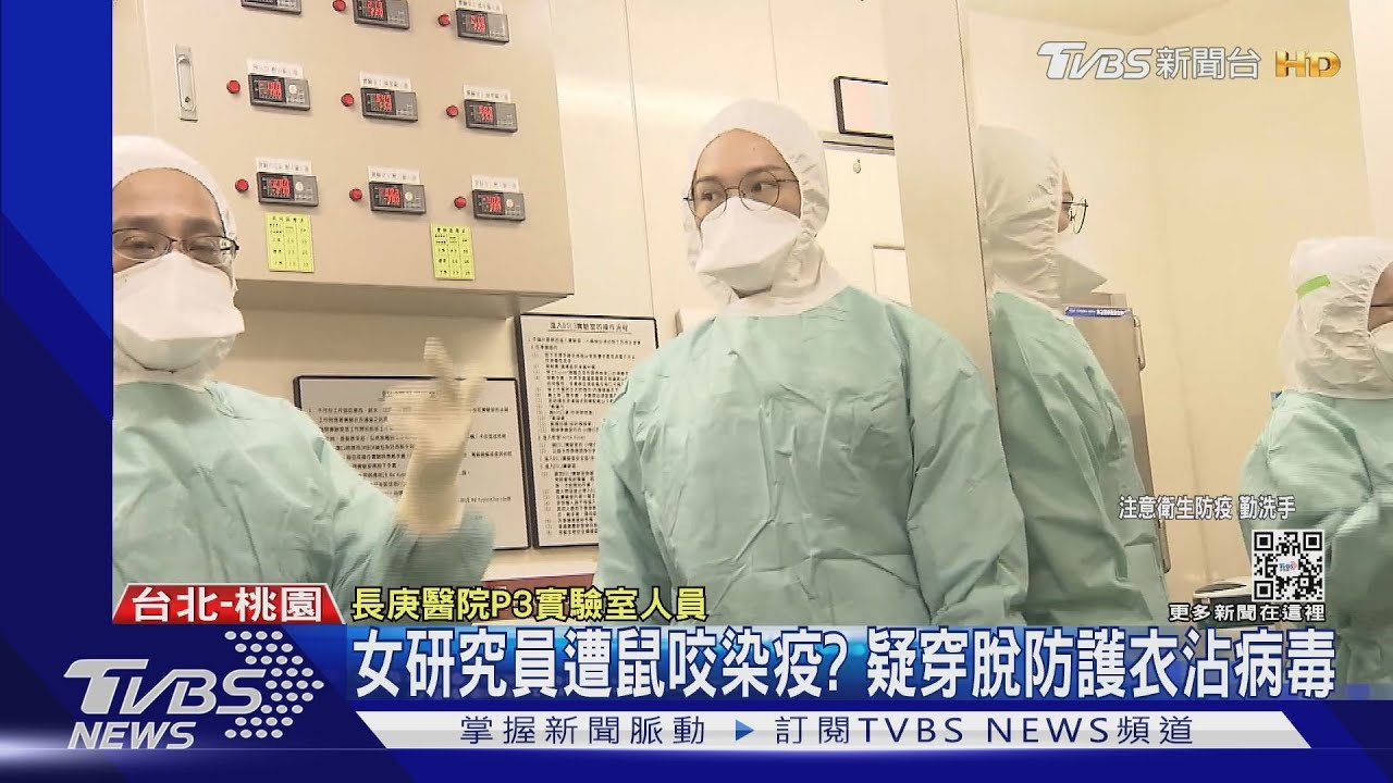 女研究員遭鼠咬染疫? 疑穿脫防護衣沾病毒