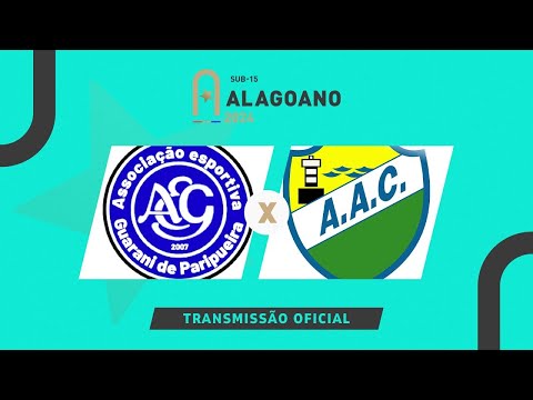 Guarani de Paripueira x Coruripe   ALAGOANO SUB 15   5ª RODADA