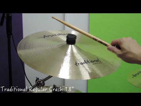 Anatolian Cymbals Traditional Regular Crash 18 - Sound Test By Sammy Tang