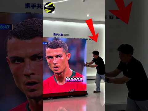 Penonton Panik! TV Mati Tepat Saat Ronaldo Menendang Penalti #shortvideo #ronaldo #cristianoronaldo
