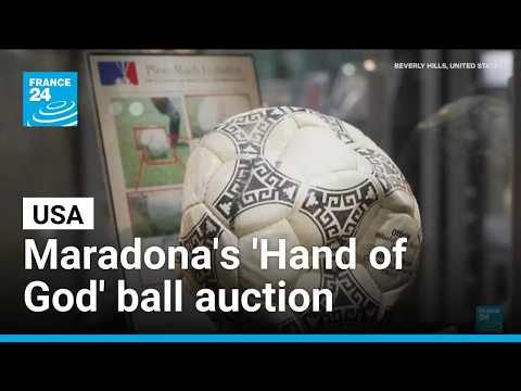 Maradona's 'Hand of God' ball in match against England goes for auction