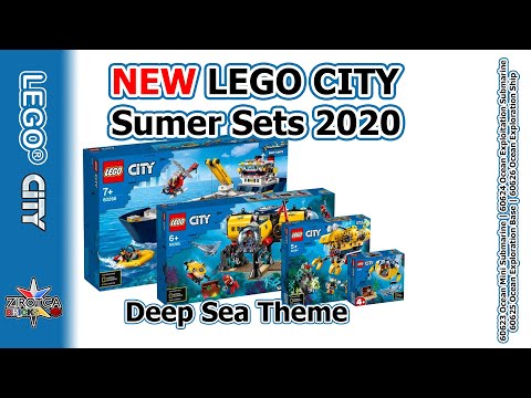 LEGO CITY 2020 Summer Sets | LEGO News 2020 - Deep Sea Theme | LEGO Sets 20263 20264 20265 20266